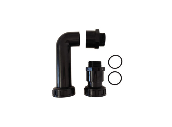 PureS Verrohrungselement für iWash Ventil für Filterabstand 125 mm / 1 1/2“ Ventil