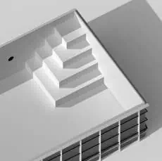 Treppe eckig